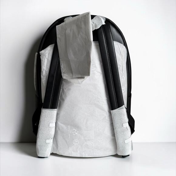 NWT Michael Kors Slater Large Pebble Leather Backpack Black School Work Travel